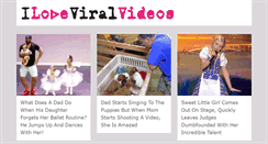 Desktop Screenshot of iloveviralvideos.com