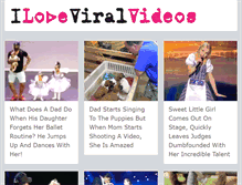 Tablet Screenshot of iloveviralvideos.com